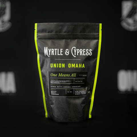 Union Omaha x Myrtle & Cypress Collaboration Coffee