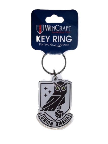 Union Omaha Crest Acrylic Keychain