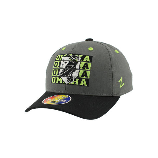 Zephyr Youth Gray/Black Staple Frenzy Cap