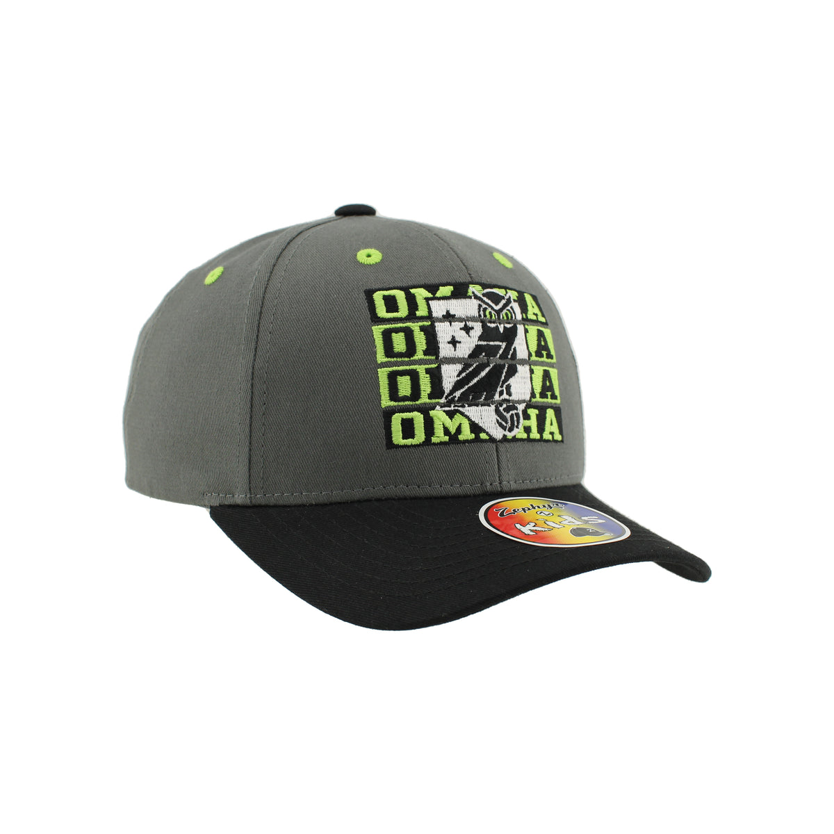 Zephyr Youth Gray/Black Staple Frenzy Cap