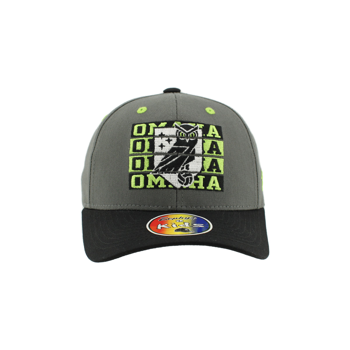 Zephyr Youth Gray/Black Staple Frenzy Cap