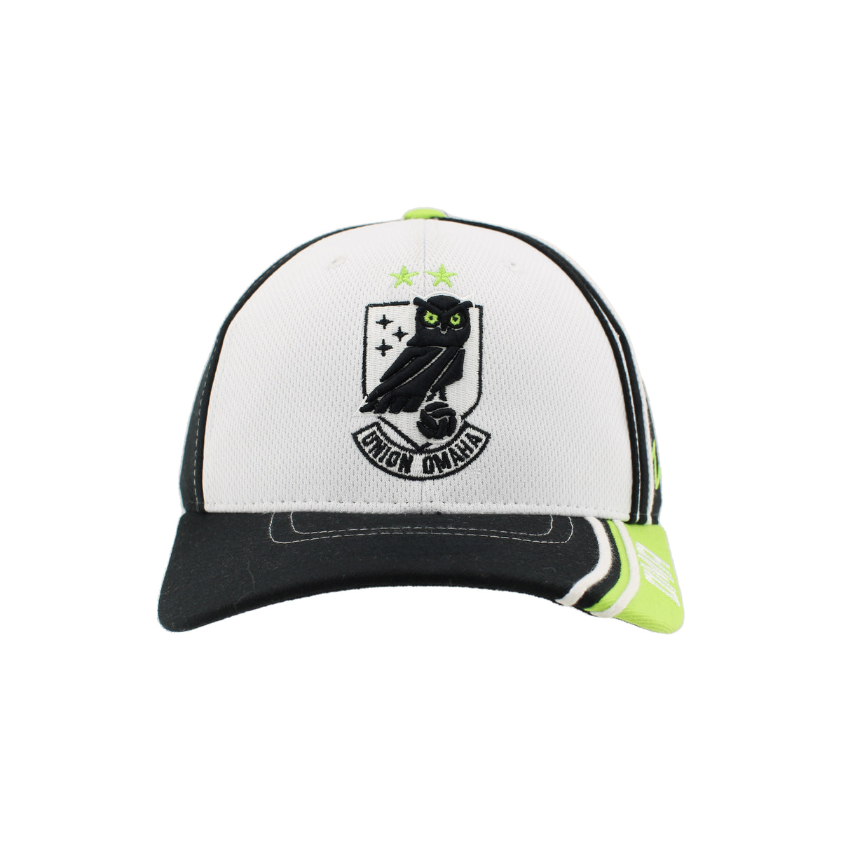 Zephyr White/Black/Green Z310 Slash Cap