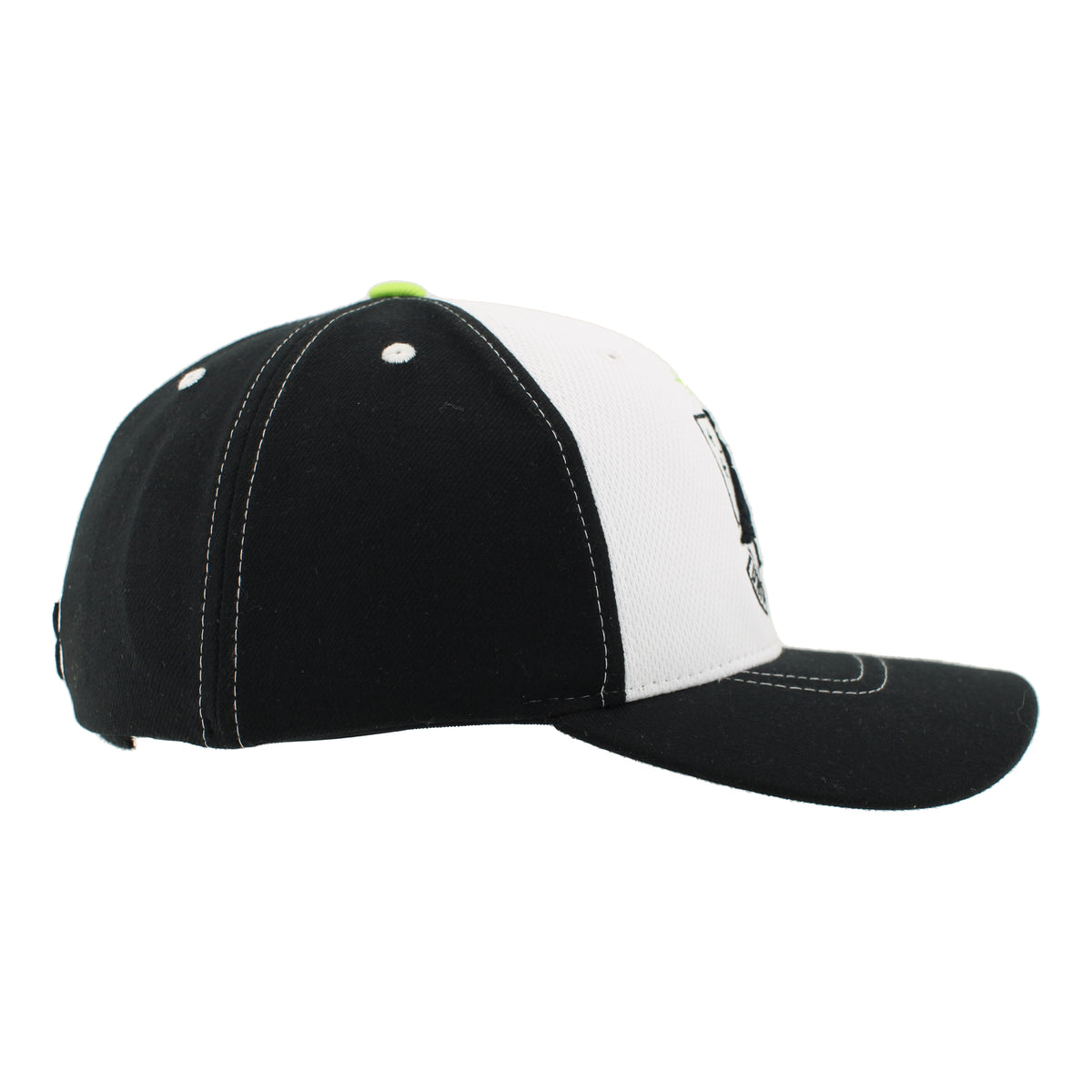 Zephyr White/Black/Green Z310 Slash Cap