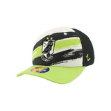 Union Omaha Zephyr Youth White/Black/Green Clout Plebe Cap