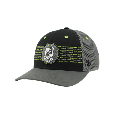 Union Omaha Zephyr Black/Gray Big Rig Cloak Cap