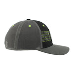 Union Omaha Zephyr Black/Gray Big Rig Cloak Cap
