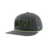 Union Omaha Zephyr Charcoal Gray Guise Caption 3D Cap