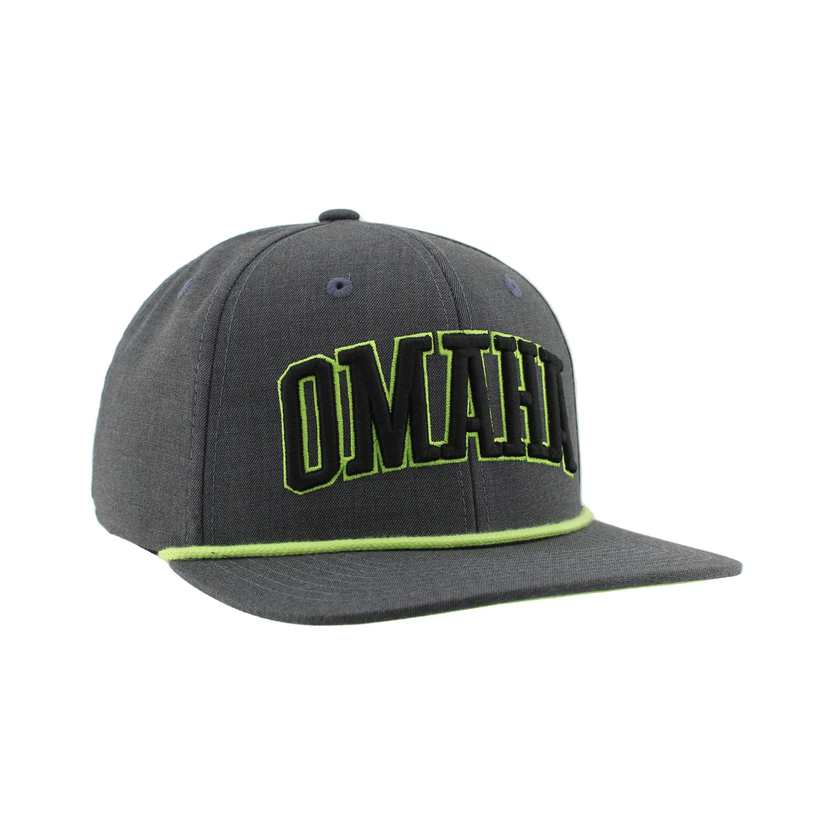 Zephyr Charcoal Gray Guise Caption 3D Cap