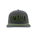 Union Omaha Zephyr Charcoal Gray Guise Caption 3D Cap