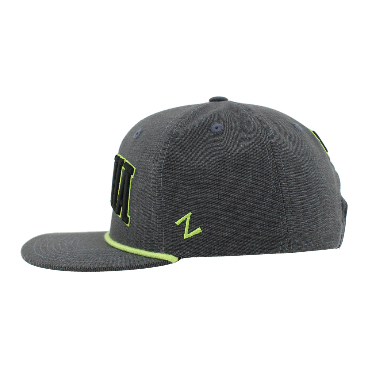 Zephyr Charcoal Gray Guise Caption 3D Cap