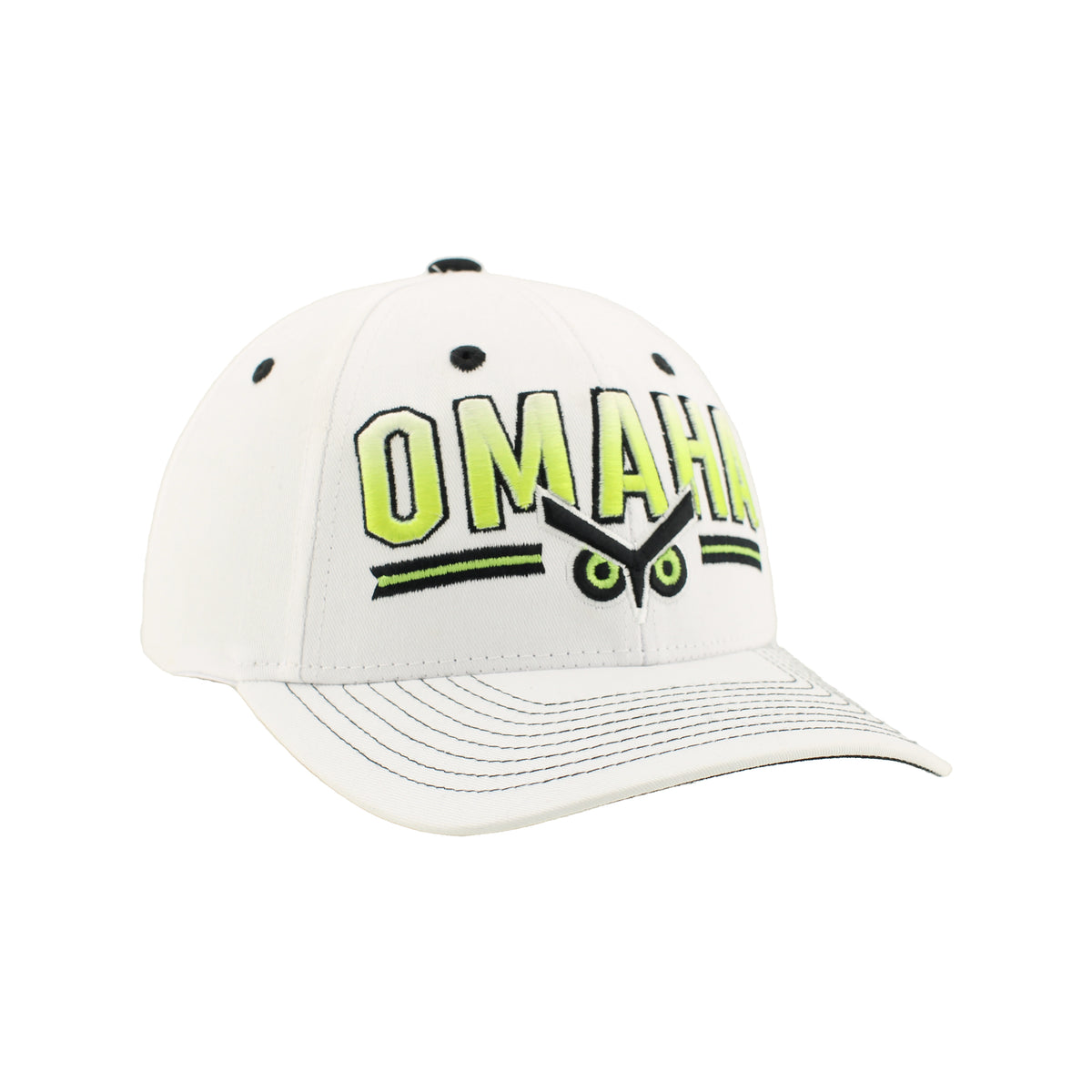 Zephyr White Staple High Rise Cap