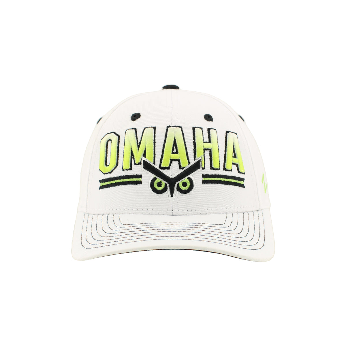 Zephyr White Staple High Rise Cap