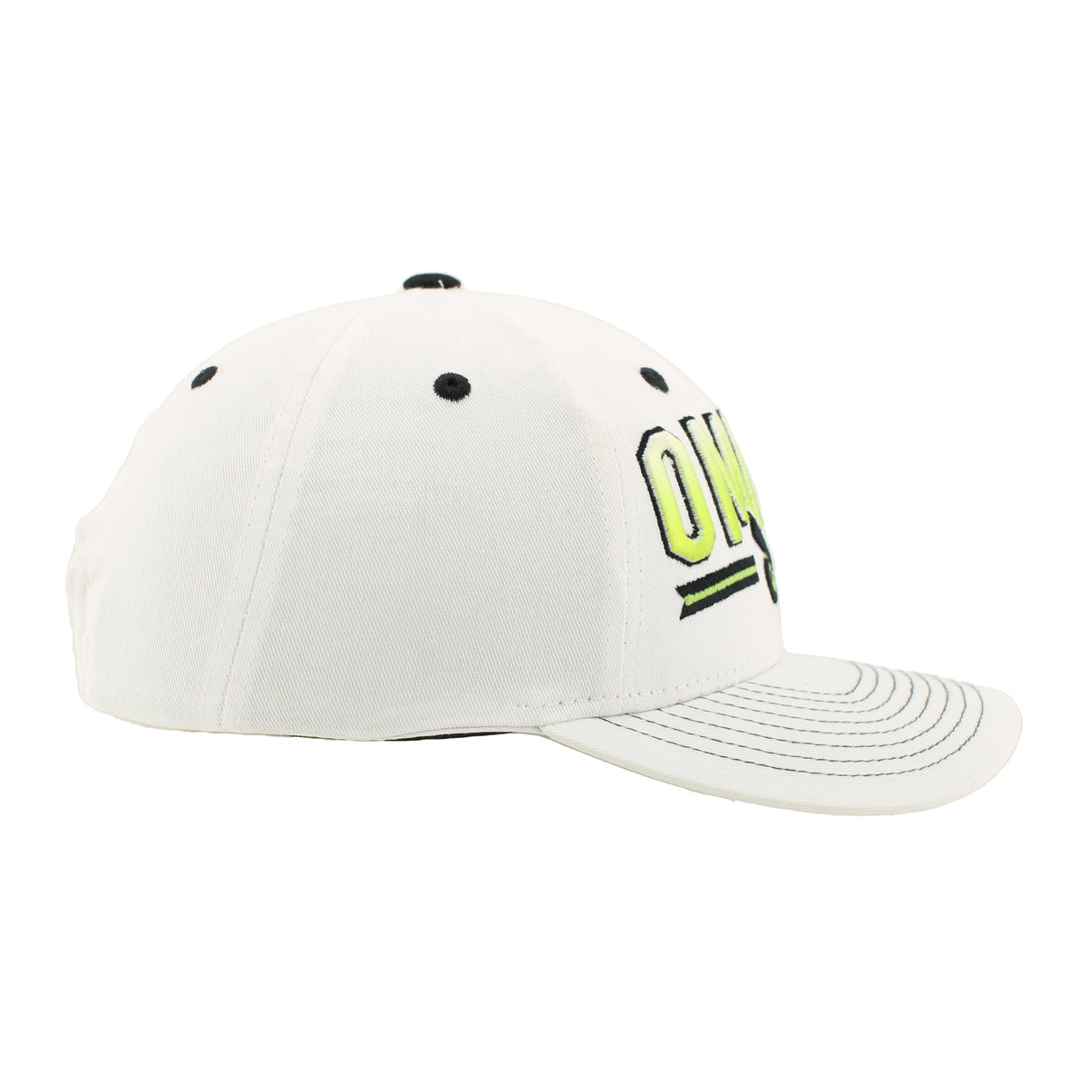 Zephyr White Staple High Rise Cap