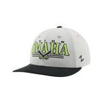 Union Omaha Zephyr Light Gray/Black Clutch Regalia Cap