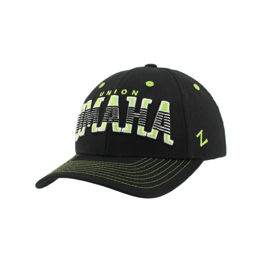 Zephyr Black Staple Crossbar Cap