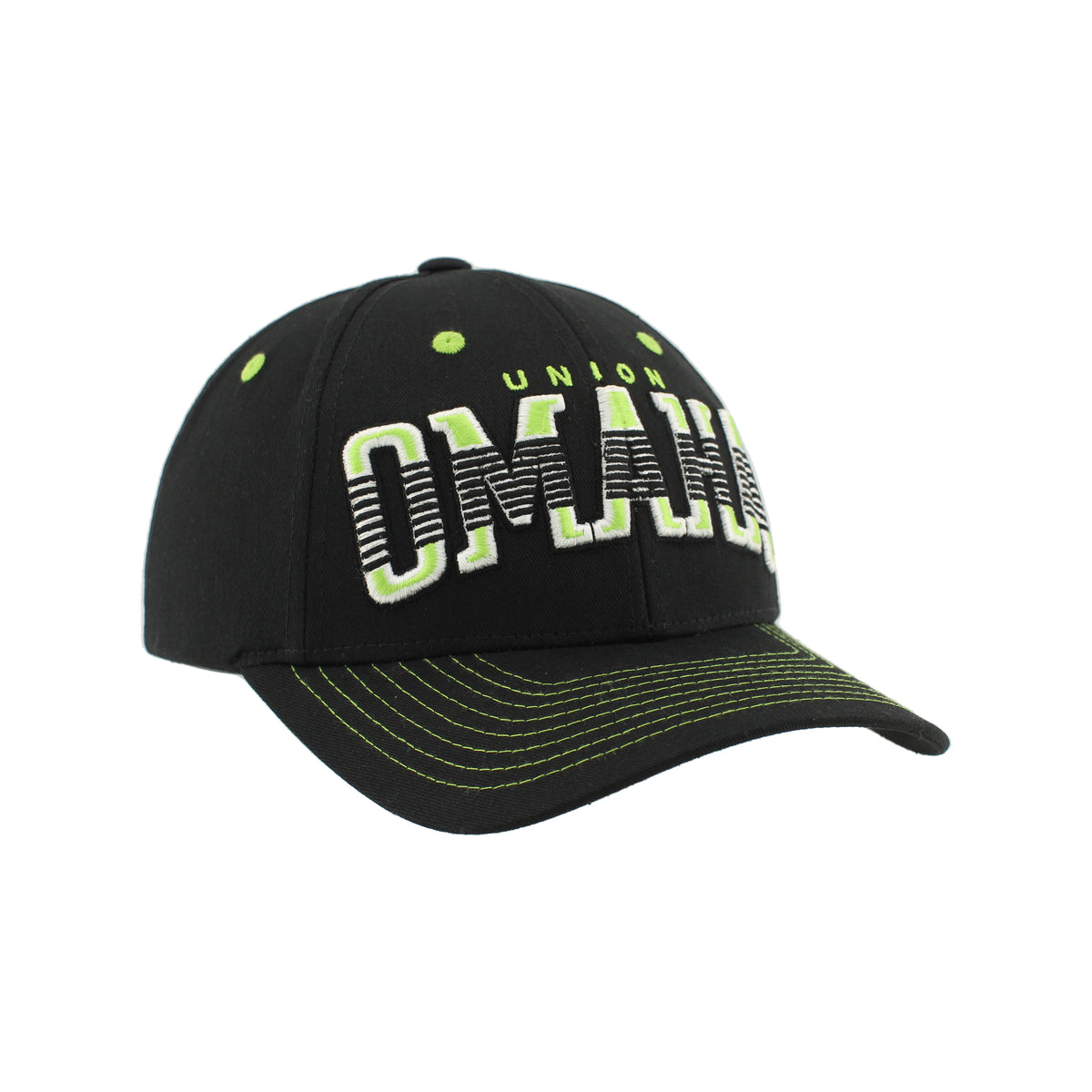 Zephyr Black Staple Crossbar Cap