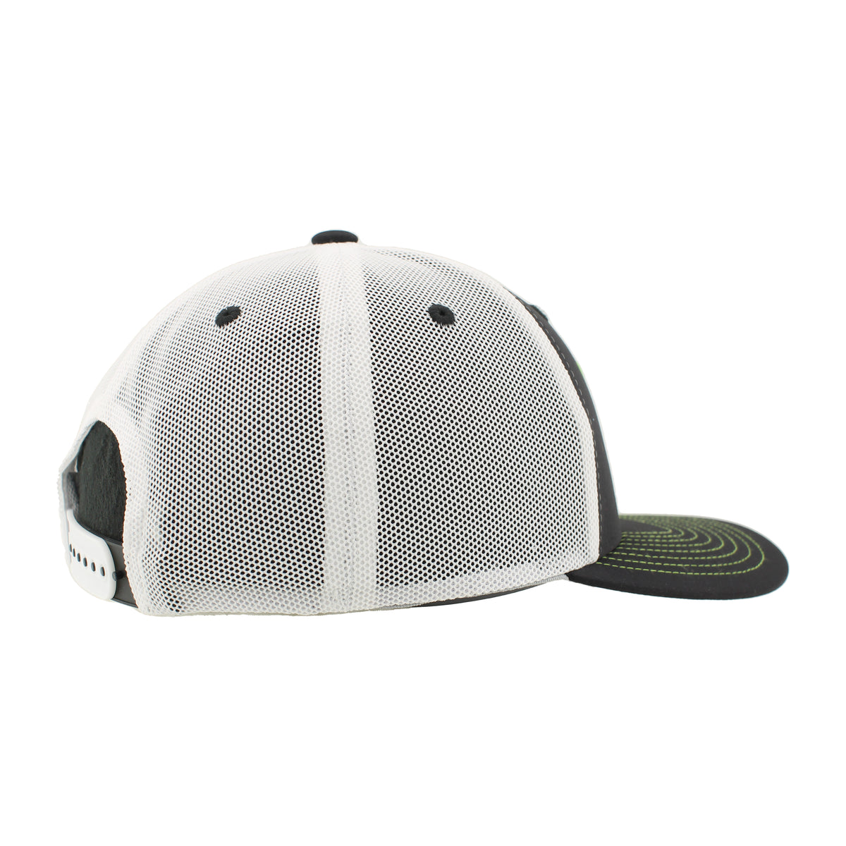 Union Omaha Zephyr Black/White Flux Buckle Woven Patch Cap