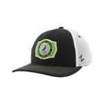 Union Omaha Zephyr Black/White Flux Buckle Woven Patch Cap