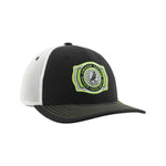Union Omaha Zephyr Black/White Flux Buckle Woven Patch Cap