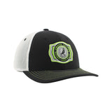 Union Omaha Zephyr Black/White Flux Buckle Woven Patch Cap