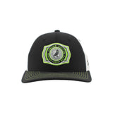 Union Omaha Zephyr Black/White Flux Buckle Woven Patch Cap