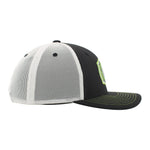 Union Omaha Zephyr Black/White Flux Buckle Woven Patch Cap
