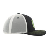 Union Omaha Zephyr Black/White Flux Buckle Woven Patch Cap