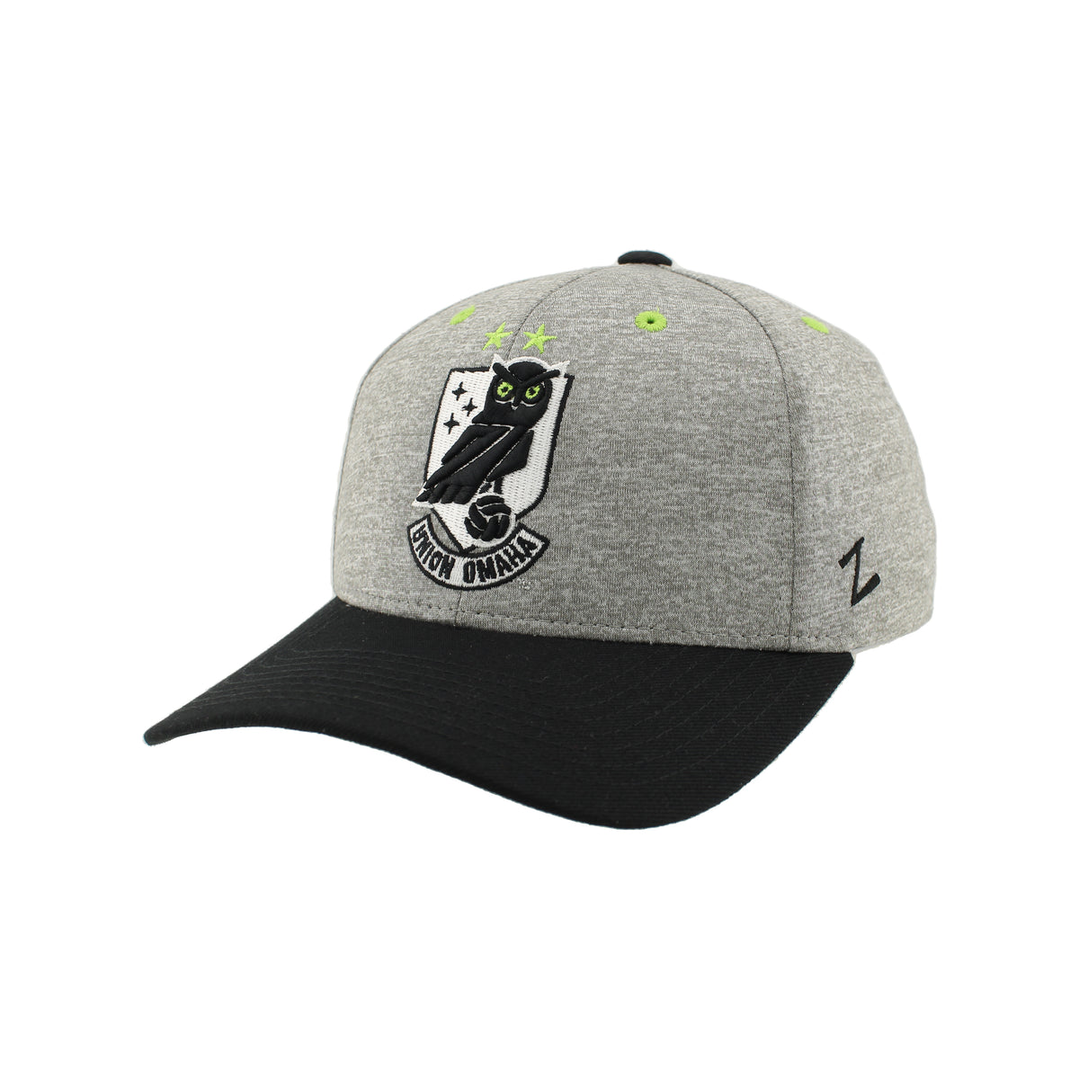 Zephyr Lt. Heather Gray/Black Scheme Proper Cap