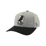 Union Omaha Zephyr Lt. Heather Gray/Black Scheme Proper Cap