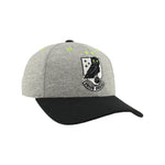 Union Omaha Zephyr Lt. Heather Gray/Black Scheme Proper Cap