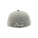 Union Omaha Zephyr Lt. Heather Gray/Black Scheme Proper Cap