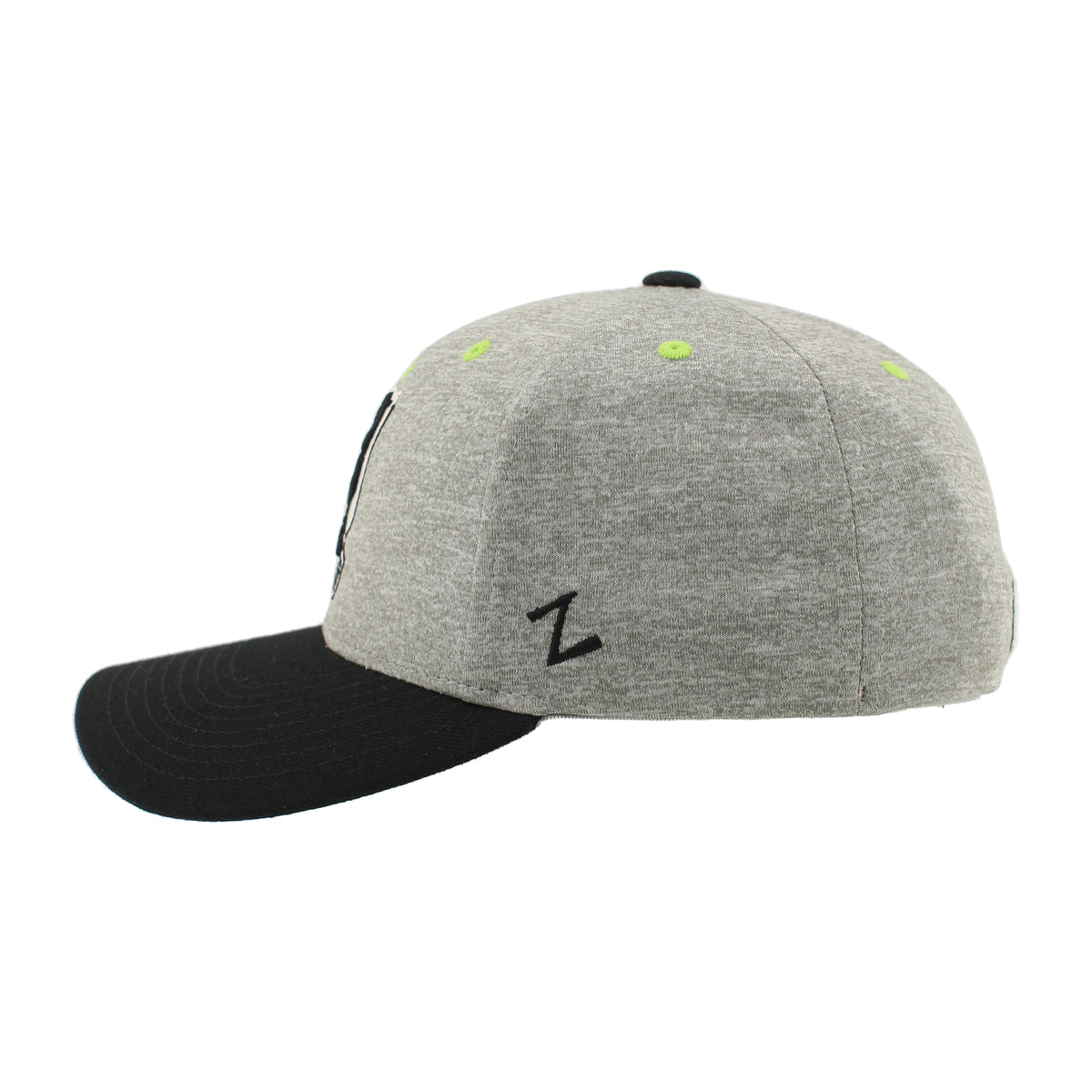 Zephyr Lt. Heather Gray/Black Scheme Proper Cap