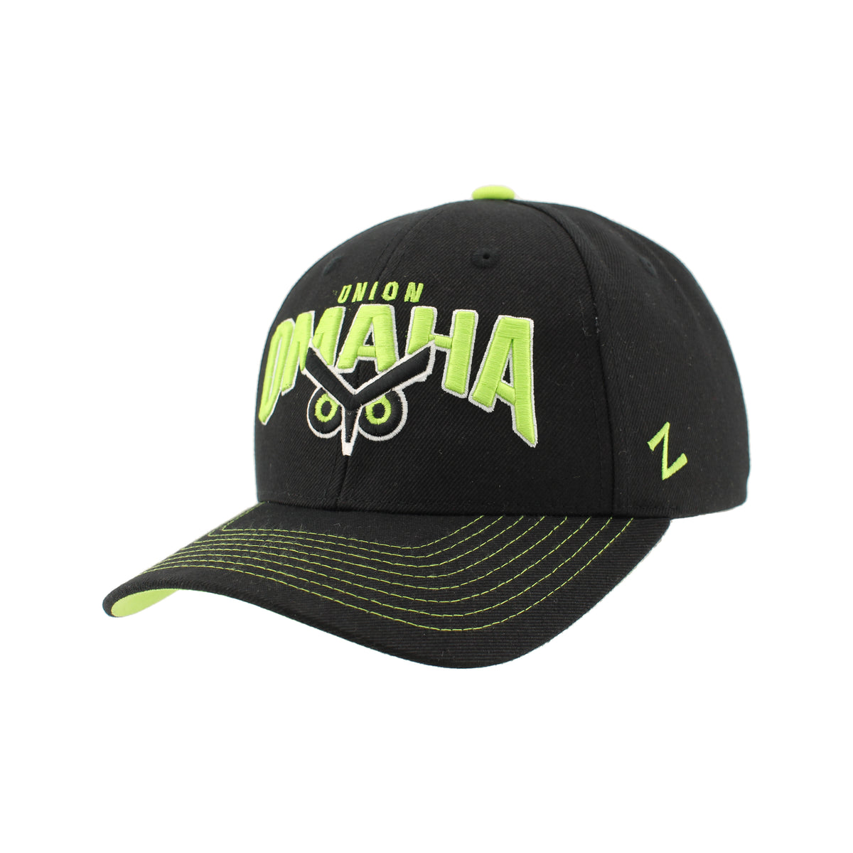 Zephyr Black Overarch Competitor Adjustable Cap