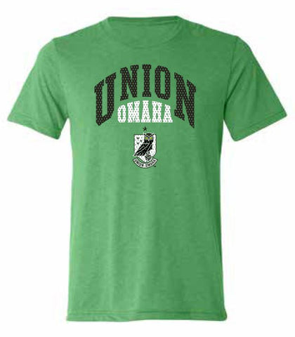 Union Omaha Men's 108 Stitches Green Athletic Tee