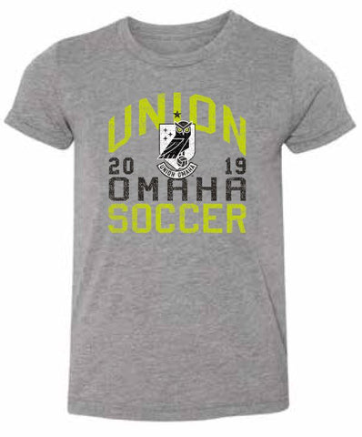 Union Omaha Youth 108 Stitches Grey Banner Tee