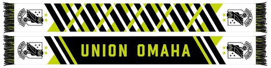 Union Omaha Ruffneck Scarves Ultra Soft White Argyle Scarf
