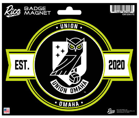 Union Omaha Rico Cutout Badge Magnet