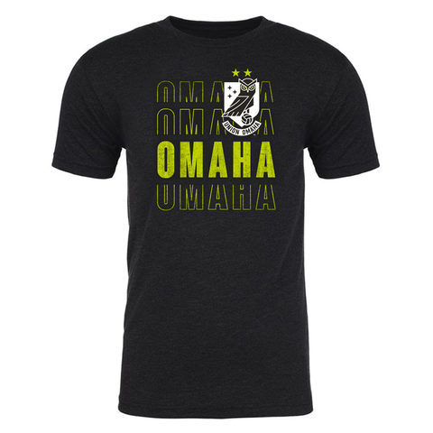 Union Omaha 108 Stitches Men's Echo Black Tee
