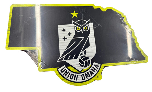 Wood Sign - State Outline with Crest