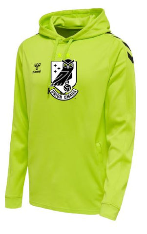 Union Omaha Hummel Men's XK Poly Lime Popsicle Hoodie