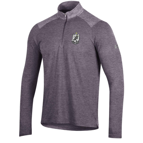 Union Omaha Men's Under Armour Carbon Heather All Day Lightweight 1/4 Zip