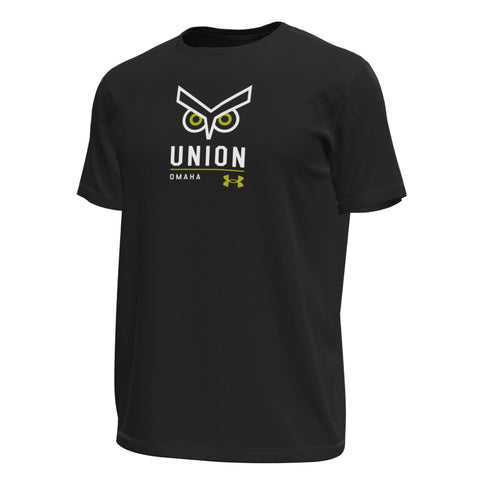 Union Omaha Under Armour Men's Tech Black Tee