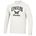 Union Omaha Champion Men's Tri-Blend White Alabaster LS Tee