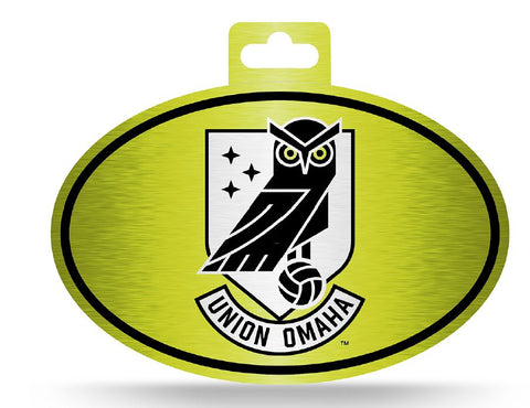 Union Omaha Rico Inc. Metallic Oval Decal