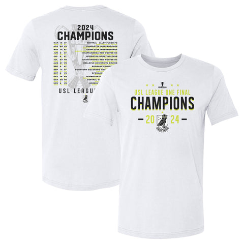 Union Omaha 2024 USL League One Champions Schedule Tee