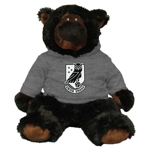 Union Omaha Mascot Factory JP Bear 9.5" Black Plush
