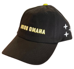 Union Omaha Talisman Cap Black Feather Wordmark Cap