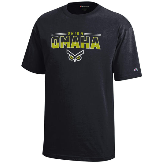 Union Omaha Youth Champion Jersey Black Tee