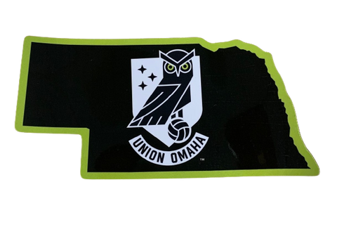 Union Omaha Perfect Cut State Outline Magnet