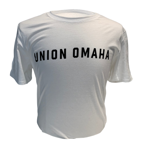 Union Omaha Men's Nike White Core Wordmark Tee